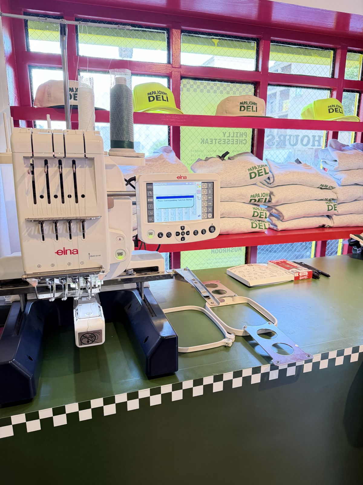 High-volume live printing rig for Baltimore festivals and concerts